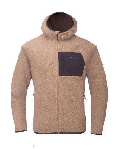 2117 of Sweden SKORD pánska mikina s kapucňou, kitt brown