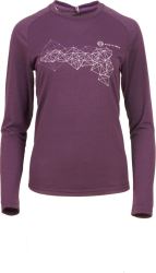 GTS214852L dámské tričko s dlouhým rukávem, Purple