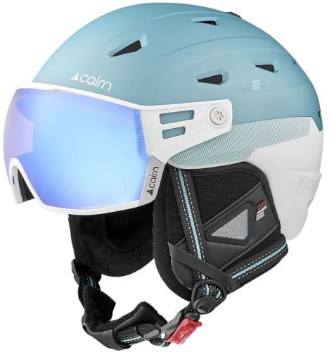 Lyžiarska prilba Cairn Xplorer Visor Evolicht NXT®, Mat Metallic Eucalyptus
