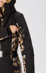 Rehall-Teddie-R- dámská softshellová lyžařská kombinéza, Leopard (6)