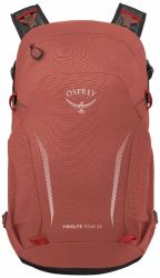Osprey Hikelite Tour 24 turistický batoh, Red Pampas Magma Brown