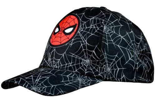 Carlsteins Spiderman dětská kšiltovka, Black