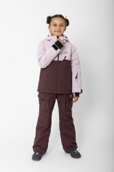 2117 of Sweden Detské lyžiarske nohavice Anjan, Dark Plum (1)