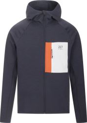 Kroppa - pánska merino mikina so zipsom 1/1, atramentová XL