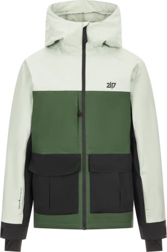 Sillerud - unisex ľahko zateplená lyžiarska bunda, Dusty Aqua XL