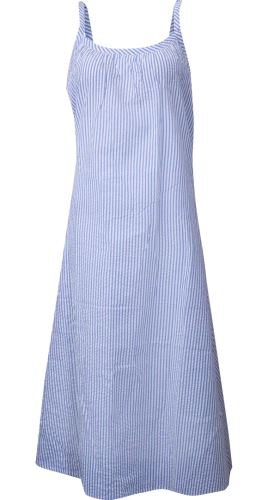 Marine dámské bavlněné šaty, Light Blue Stripe