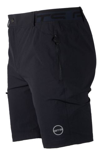 GTS 606721 MT - Pánske elastické outdoorové šortky ROMBO, čierne