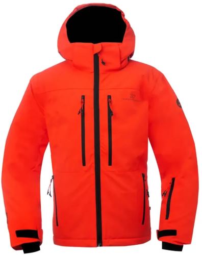 2117 of Sweden LANGAS dětská lyžařská bunda, Red