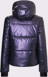 Rehall - Posh-R-jr - dievčenská lyžiarska bunda, Metallic Anthracite (1)
