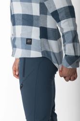 2117 of Sweden Skjortan – dámska flanelová košeľa, Pearl Blue (4)