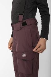 2117 of Sweden Detské lyžiarske nohavice Anjan, Dark Plum (4)