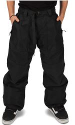 Rehall Breeze-R pánske lyžiarske nohavice baggy, Black (5)