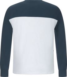 2117 of Sweden Krokfors pánske tričko z merino vlny, Pearl Blue (1)