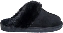 True North unisex pantofle z ovčí kůže, Black