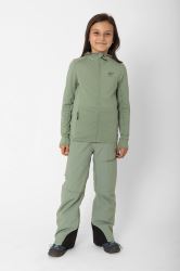 2117 of Sweden Dievčenská mikina Killinge, Vintage Green (1)