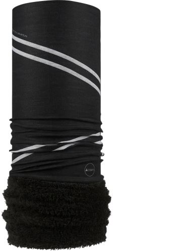 Šatka na krk Cairn Malawi Polar Plush, Black Trail Line