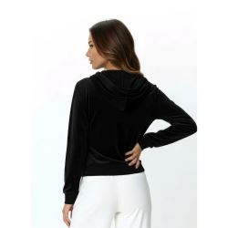 Zink Viola dámská velurová mikina, Black (2)