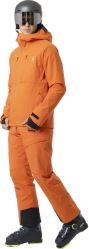 Grubban - pánske ľahko zateplené lyžiarske nohavice, Orange S (10)