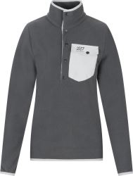 Matsdal - dámska fleecová mikina s kapucňou na 1/2 zips, Ink S