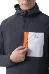 Kroppa - pánska merino mikina so zipsom 1/1, atramentová XL (4)
