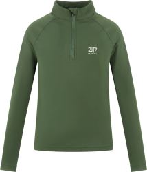 Undal - detská funkčná mikina 1/2 zip, Leaf 152
