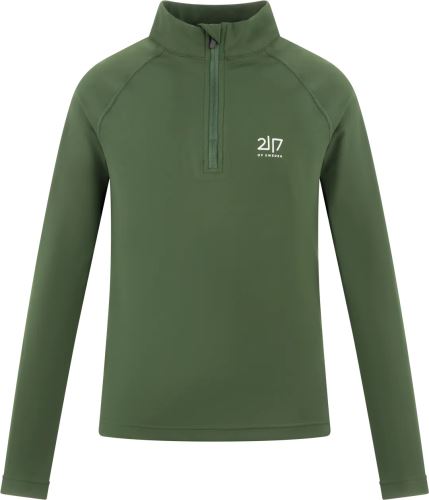 Undal - detská funkčná mikina 1/2 zip, Leaf 152
