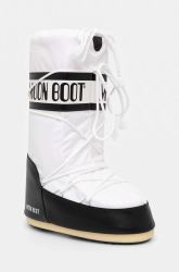 Moon Boot Icon Nylon dámské zimní boty, White Black (1)