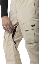 Sillerud - unisex ľahko zateplené lyžiarske nohavice, béžová XL (7)