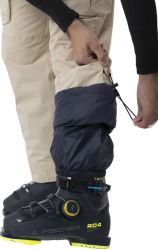Sillerud - unisex ľahko zateplené lyžiarske nohavice, béžová XL (8)