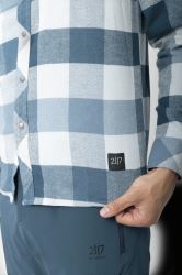 2117 of Sweden Skjortan – pánska flanelová košeľa, Pearl Blue (7)