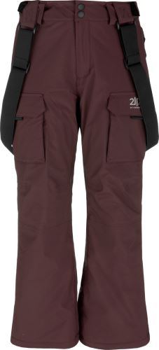 2117 of Sweden Detské lyžiarske nohavice Anjan, Dark Plum