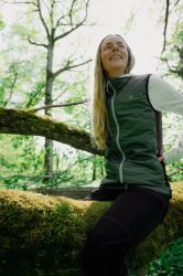 2117 of Sweden KRUPPA dámska hybridná vesta, Forest Green (10)