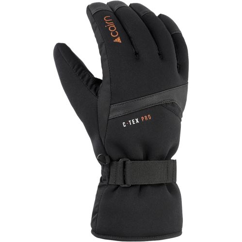 Pánske lyžiarske rukavice Cairn Lugano M C-TEX PRO, Black Sanguine