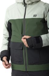 Sillerud - unisex ľahko zateplená lyžiarska bunda, Dusty Aqua XL (11)