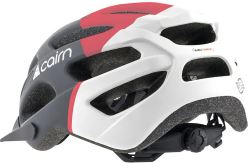 Cyklistická prilba Cairn Prism XTR II, šedá Neon Coral (2)