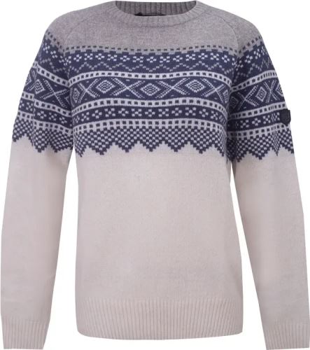 True North Tröja dámský vlněný svetr, Off White