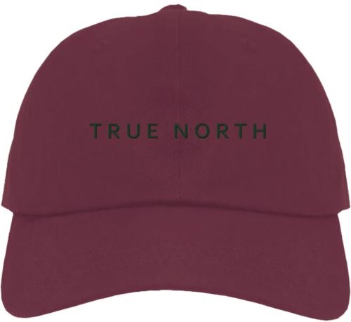True North kšiltovka, Maroon