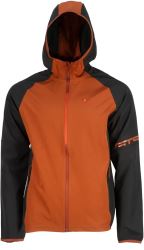 Pánska bunda s kapucňou LIGHT HOODIE, červená