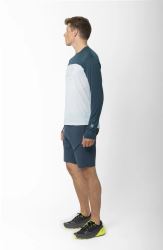 2117 of Sweden Krokfors pánske tričko z merino vlny, Pearl Blue (4)