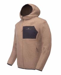 2117 of Sweden SKORD pánska mikina s kapucňou, kitt brown (1)