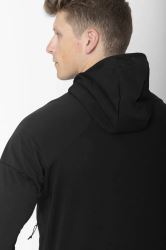 2117 of Sweden Trubo pánská fleecová hybridní bunda, Black (5)