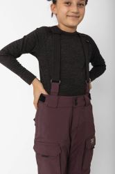 2117 of Sweden Detské lyžiarske nohavice Anjan, Dark Plum (6)