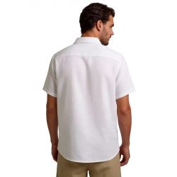 Pánska bavlnená košeľa v námornom štýle, Off White (2)