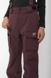2117 of Sweden Detské lyžiarske nohavice Anjan, Dark Plum (5)