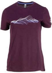 GTS211961L Rayon dámské funkční tričko s krátkým rukávem, Plum