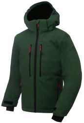 Detská lyžiarska bunda LANGAS, Forest Green (1)