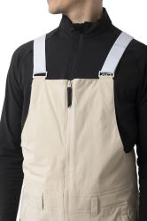 Sillerud - unisex ľahko zateplené lyžiarske nohavice, béžová XL (5)