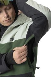 2117 of Sweden Sillerud unisex lyžařská bunda, Dusty Aqua (10)