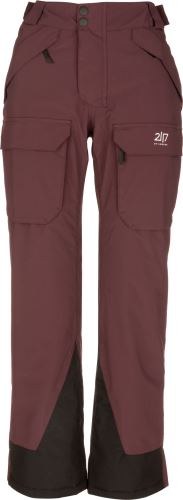 2117 of Sweden Dámske lyžiarske nohavice Nelkerim, Dark Plum